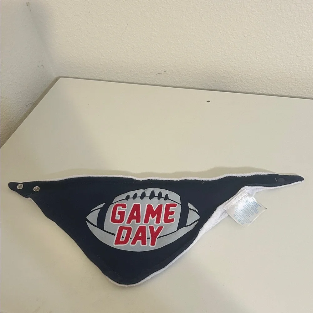 Game Day Kids Football Bib - navy and Red